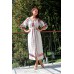 Embroidered dress "Queen's Roses"